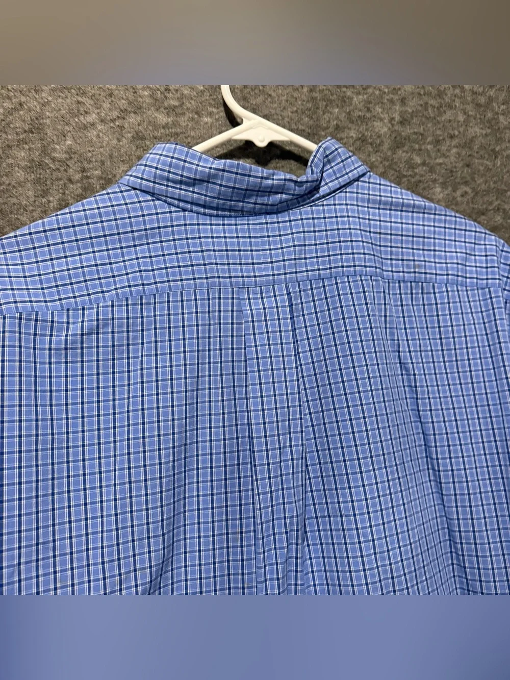Polo Ralph Lauren Blake Shirt Mens XXL Blue Plaid Button Up Cotton Long Sleeve